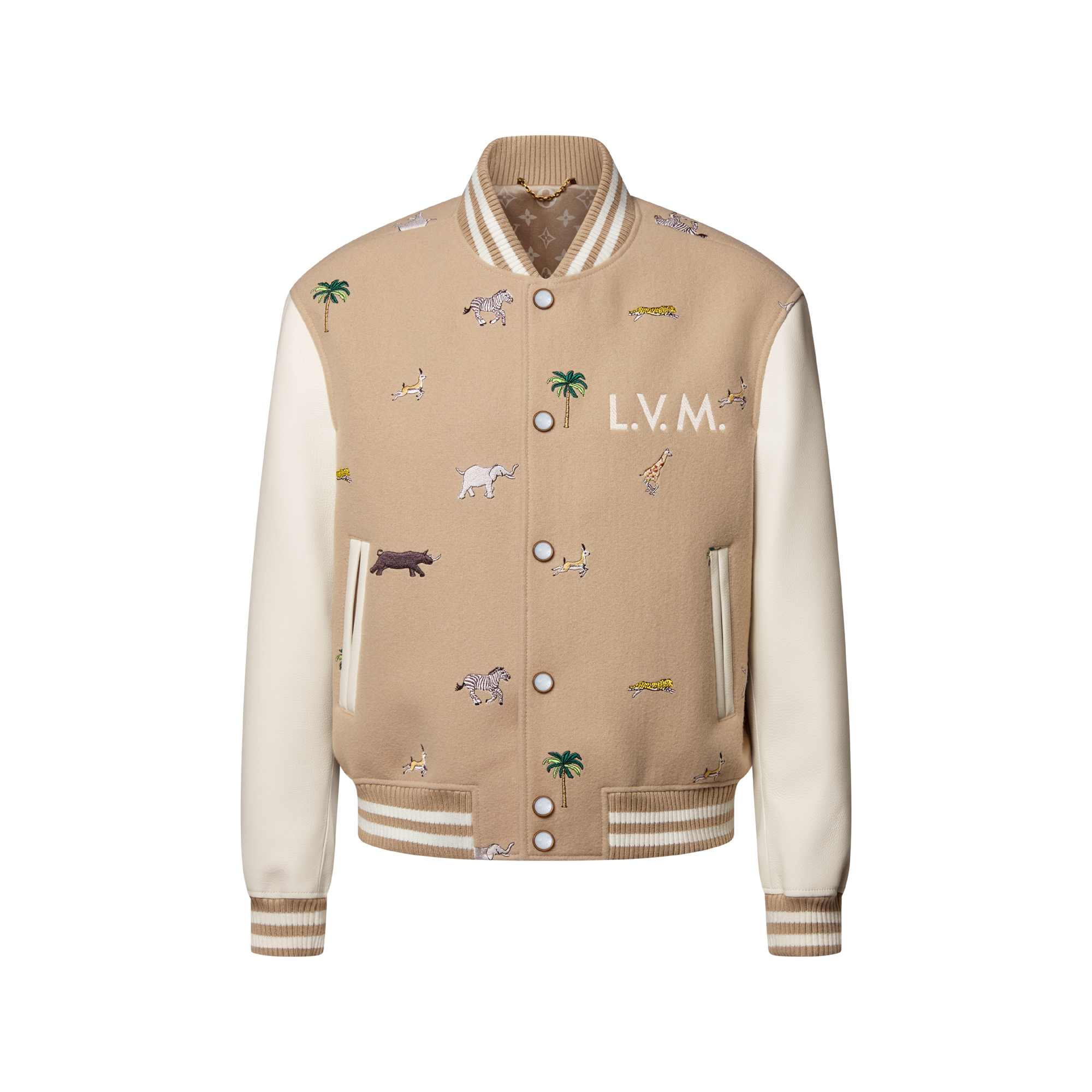LV x The Darjeeling Limited Embroidered Varsity Blouson - Men